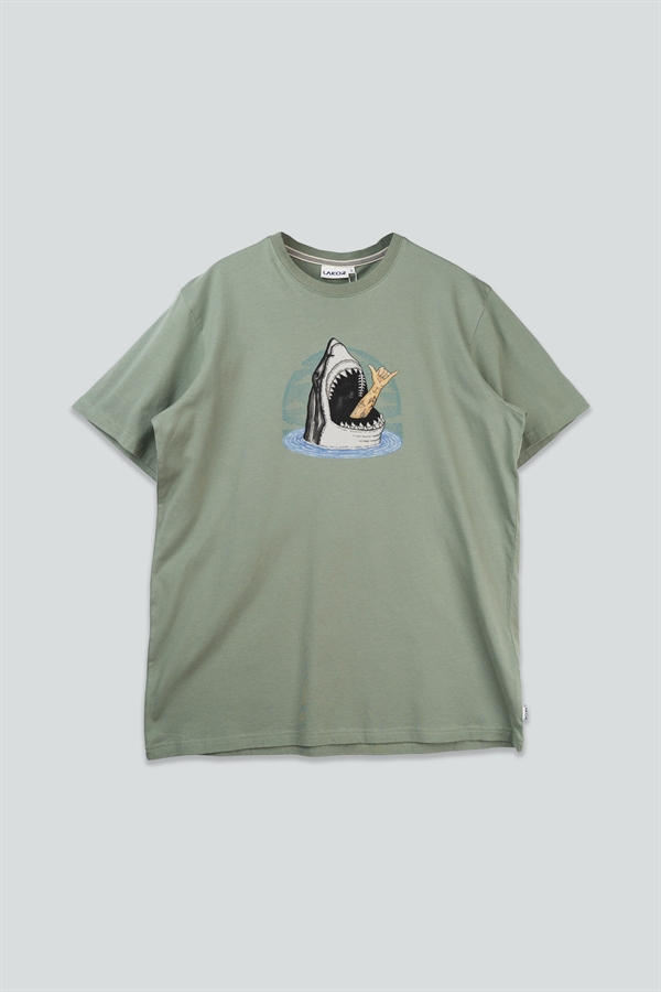 Lakor Shark Shaka T-shirt - Sea Spray